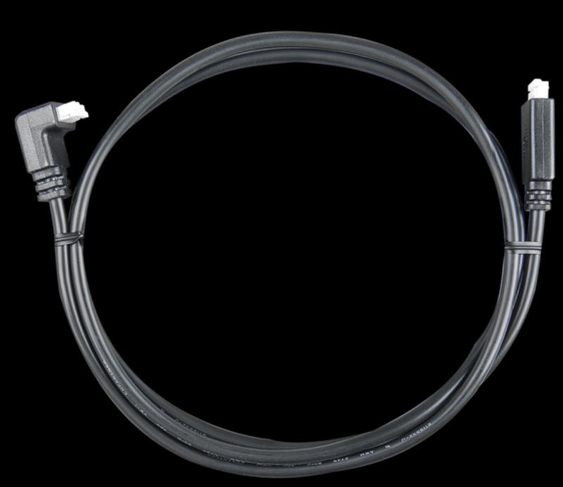 Victron VE Direct kabel 3mtr m/ vinkel (90` kontakt i en ende)