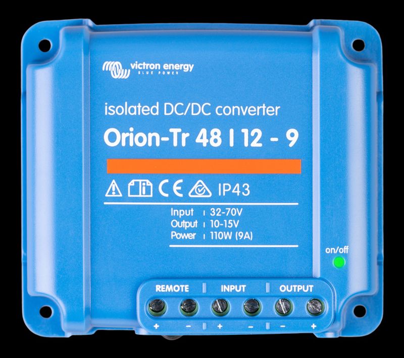 Victron Orion TR Omformer DC-DC 48>12V 9A (Galvanisk isolert)