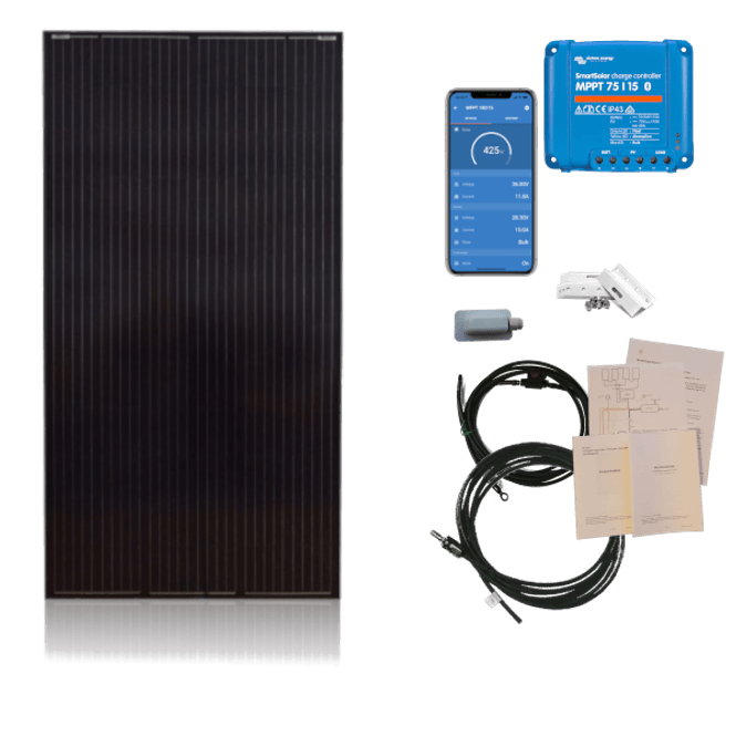 Hovedbilde Solcellepakke Hytte 200W SmartBlack 