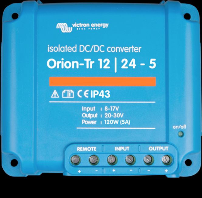 Hovedbilde Victron Orion TR Omformer DC-DC 12>12V 18A (Galvanisk ...