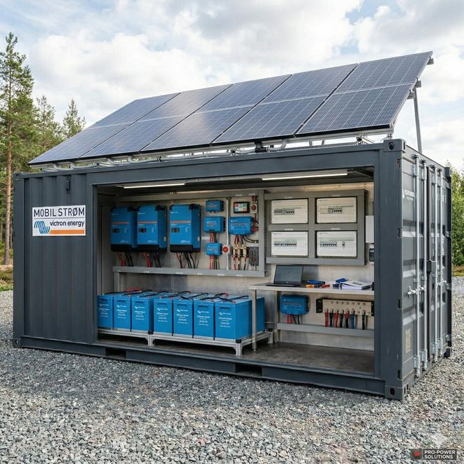 Hovedbilde Byggestrøm Proff 3-Fas 400V 11200W Ferdigbygd i Kontainer