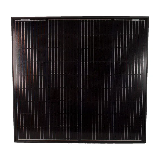 Hovedbilde SKANBATT Solcellepanel Mono 100W Sort - 720x765x30mm