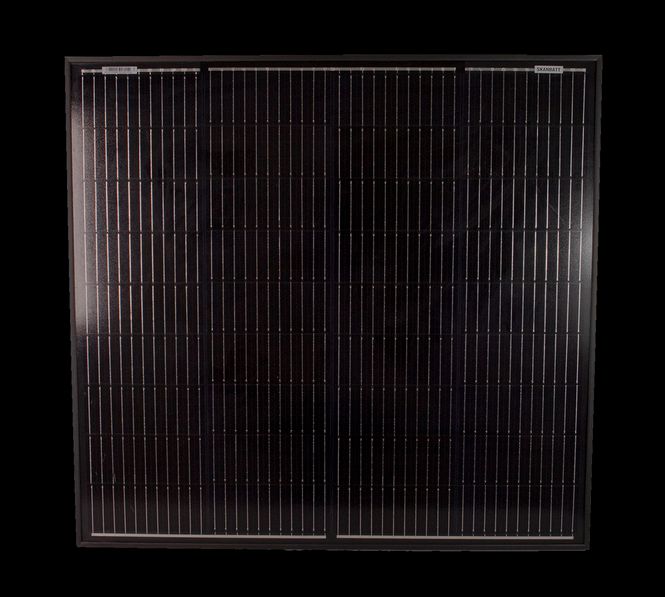 Hovedbilde SKANBATT Solcellepanel Mono 100W Sort - 720x765x30mm