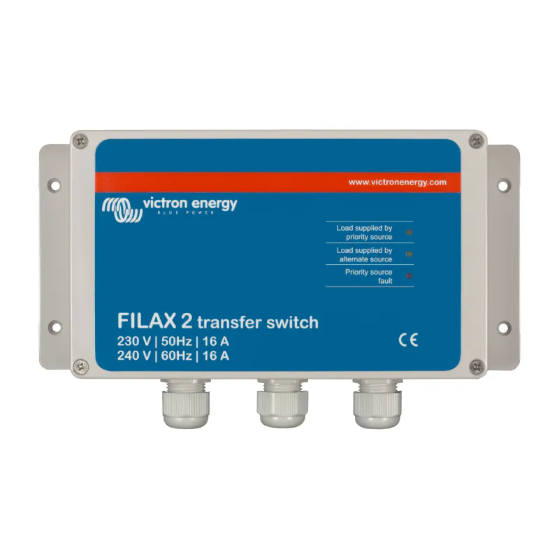 Victron Filax 2 Transfer Switch CE 230V/50Hz-240V/60Hz - 16A