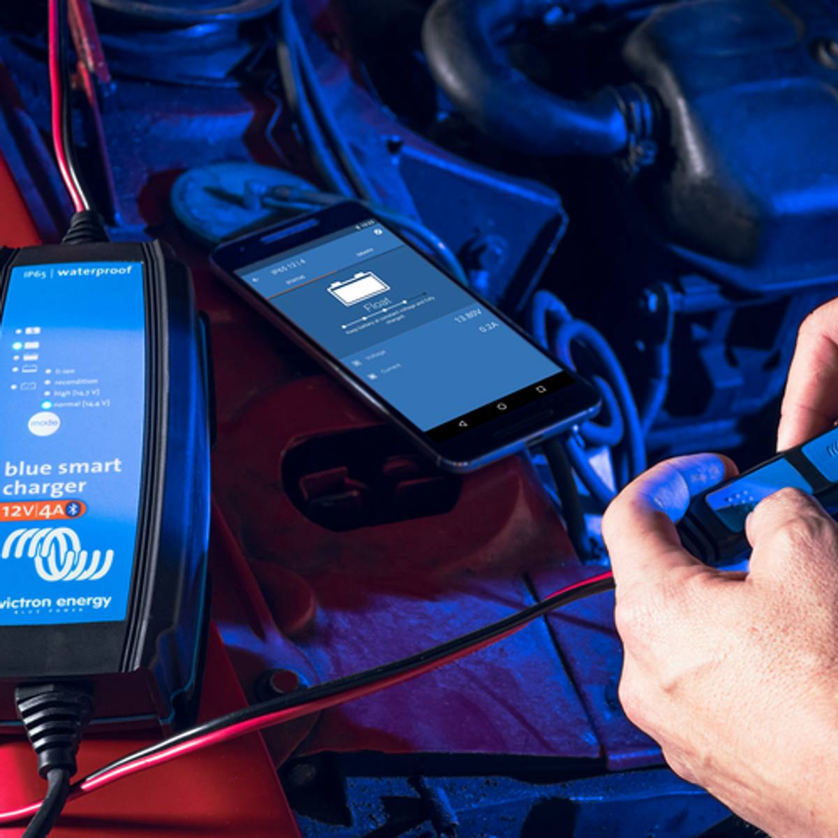 VICTRON Blue Smart IP65 Batterilader 12V 7A m/Bluetooth